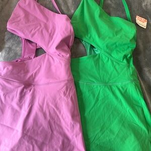 Pink and Green Athletic dress